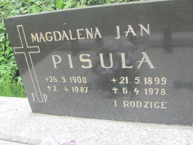 Jan Pisula 1899 Chorzów - Grobonet - Wyszukiwarka osób pochowanych