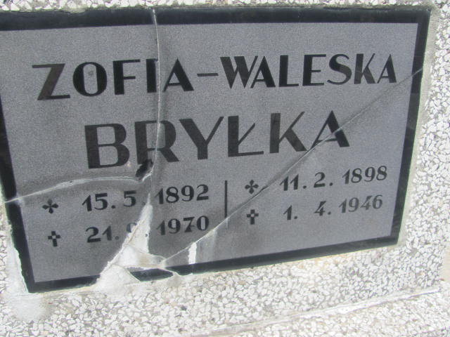 Waleska Bryłka 1898 Chorzów - Grobonet - Wyszukiwarka osób pochowanych
