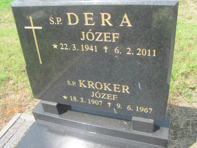 Józef Dera 1941 Chorzów - Grobonet - Wyszukiwarka osób pochowanych