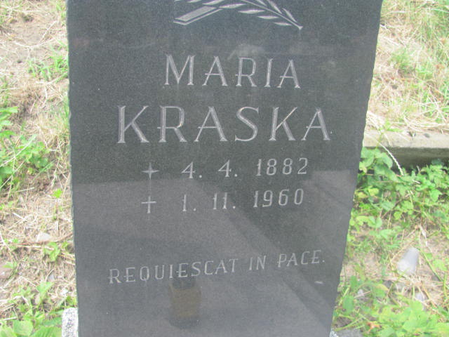 Maria Kraska 1882 Chorzów - Grobonet - Wyszukiwarka osób pochowanych