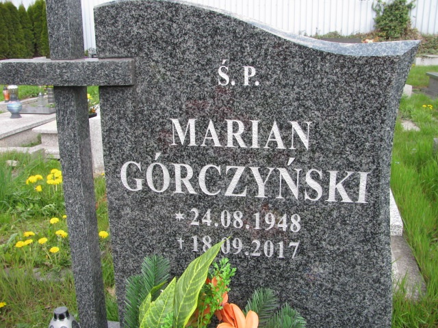 Marian Górczyński 1948 Chorzów - Grobonet - Wyszukiwarka osób pochowanych