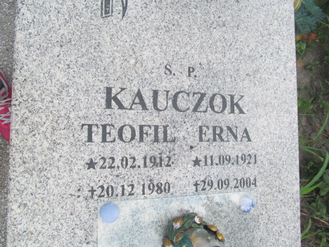 Grób Erna Kauczok