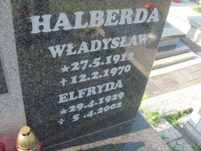 Elfryda Halberda 1929 Chorzów - Grobonet - Wyszukiwarka osób pochowanych