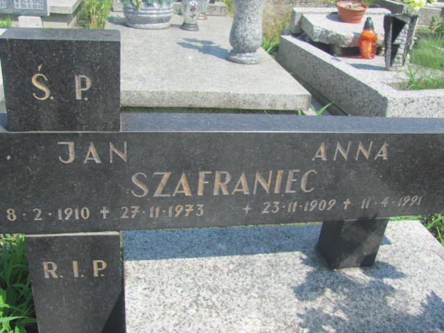 Jan Szafraniec 1910 Chorzów - Grobonet - Wyszukiwarka osób pochowanych