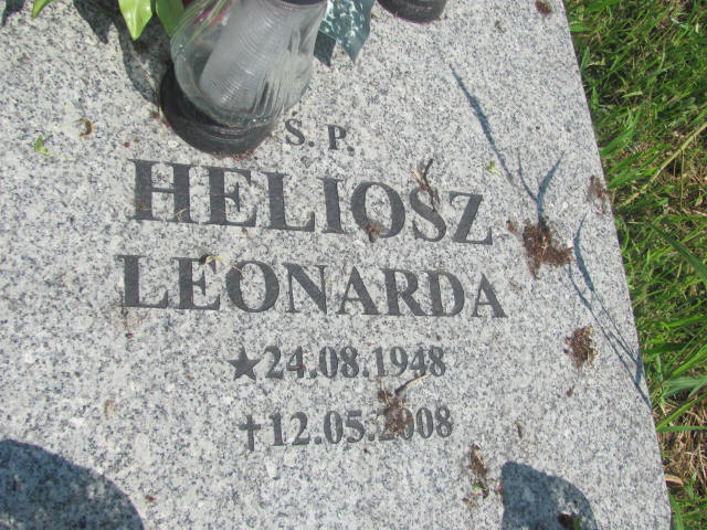 Leonarda Heliosz 1948 Chorzów - Grobonet - Wyszukiwarka osób pochowanych