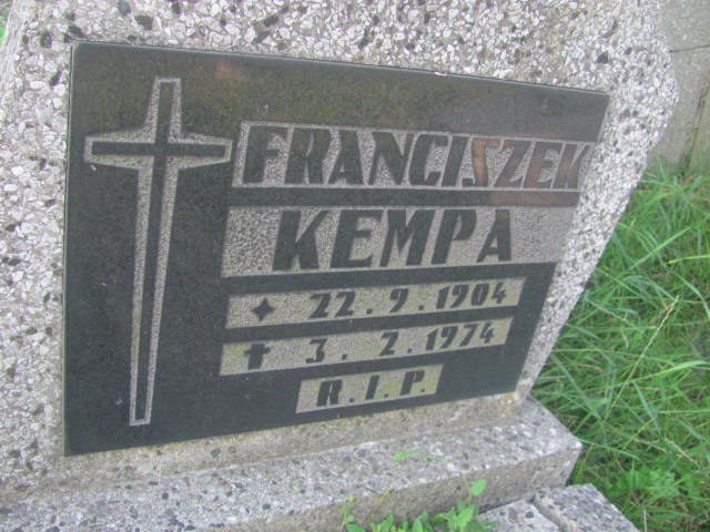 Franciszek Kempa 1904 Chorzów - Grobonet - Wyszukiwarka osób pochowanych