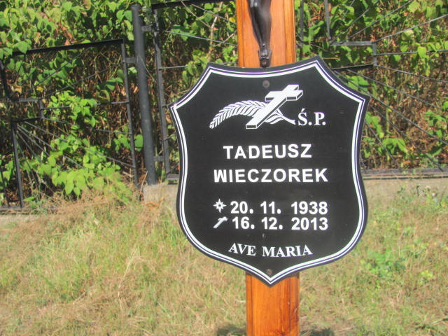 Tadeusz Wieczorek 1938 Chorzów - Grobonet - Wyszukiwarka osób pochowanych