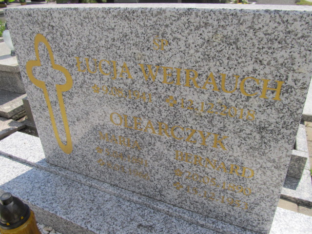 Bernard Olearczyk 1890 Chorzów - Grobonet - Wyszukiwarka osób pochowanych