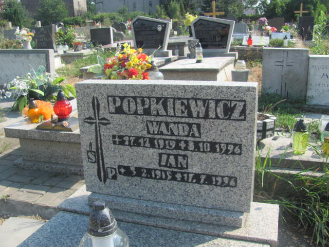 Wanda Popkiewicz 1919 Chorzów - Grobonet - Wyszukiwarka osób pochowanych