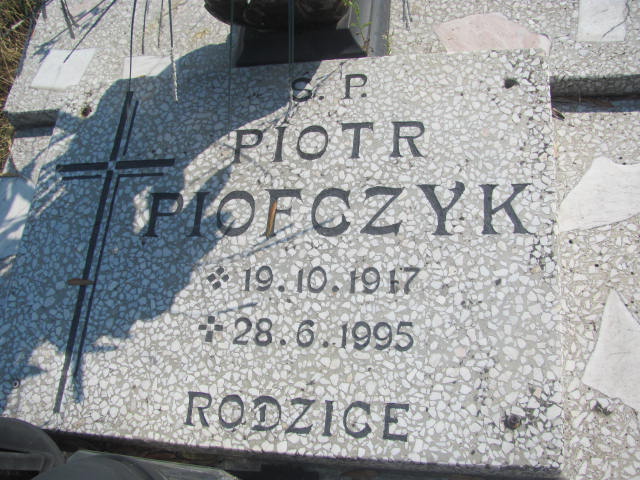 Wincenty Piofczyk 1883 Chorzów - Grobonet - Wyszukiwarka osób pochowanych