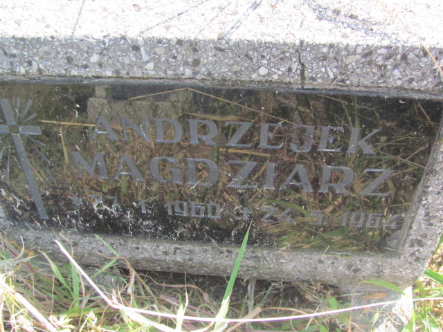 Andrzej Magdziarz 1960 Chorzów - Grobonet - Wyszukiwarka osób pochowanych
