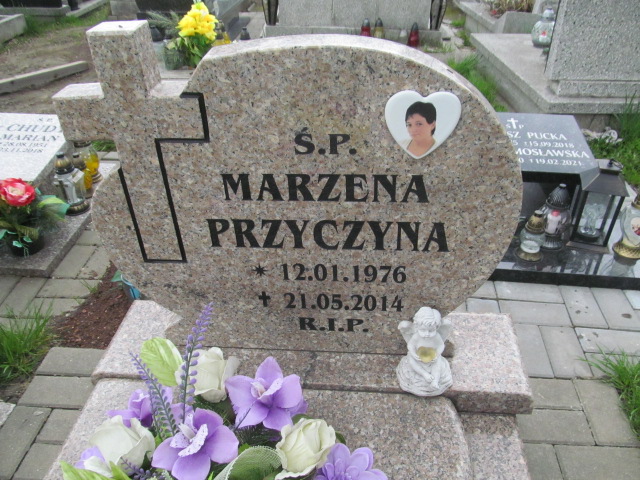 Marzena Przyczyna 1976 Chorzów - Grobonet - Wyszukiwarka osób pochowanych