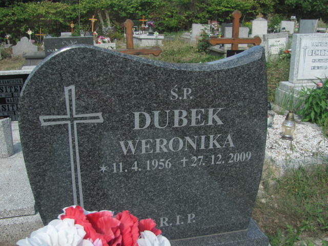 Weronika Dubek 1956 Chorzów - Grobonet - Wyszukiwarka osób pochowanych