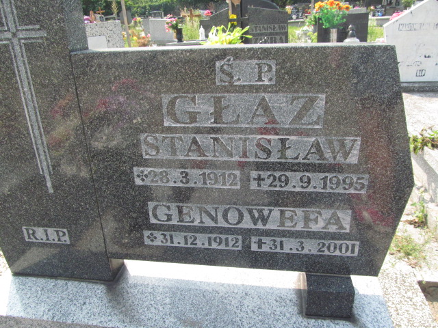 Grób Stanisław Głaz