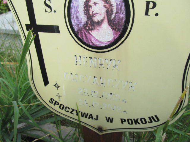 Henryk Owczarczyk 1952 Chorzów - Grobonet - Wyszukiwarka osób pochowanych