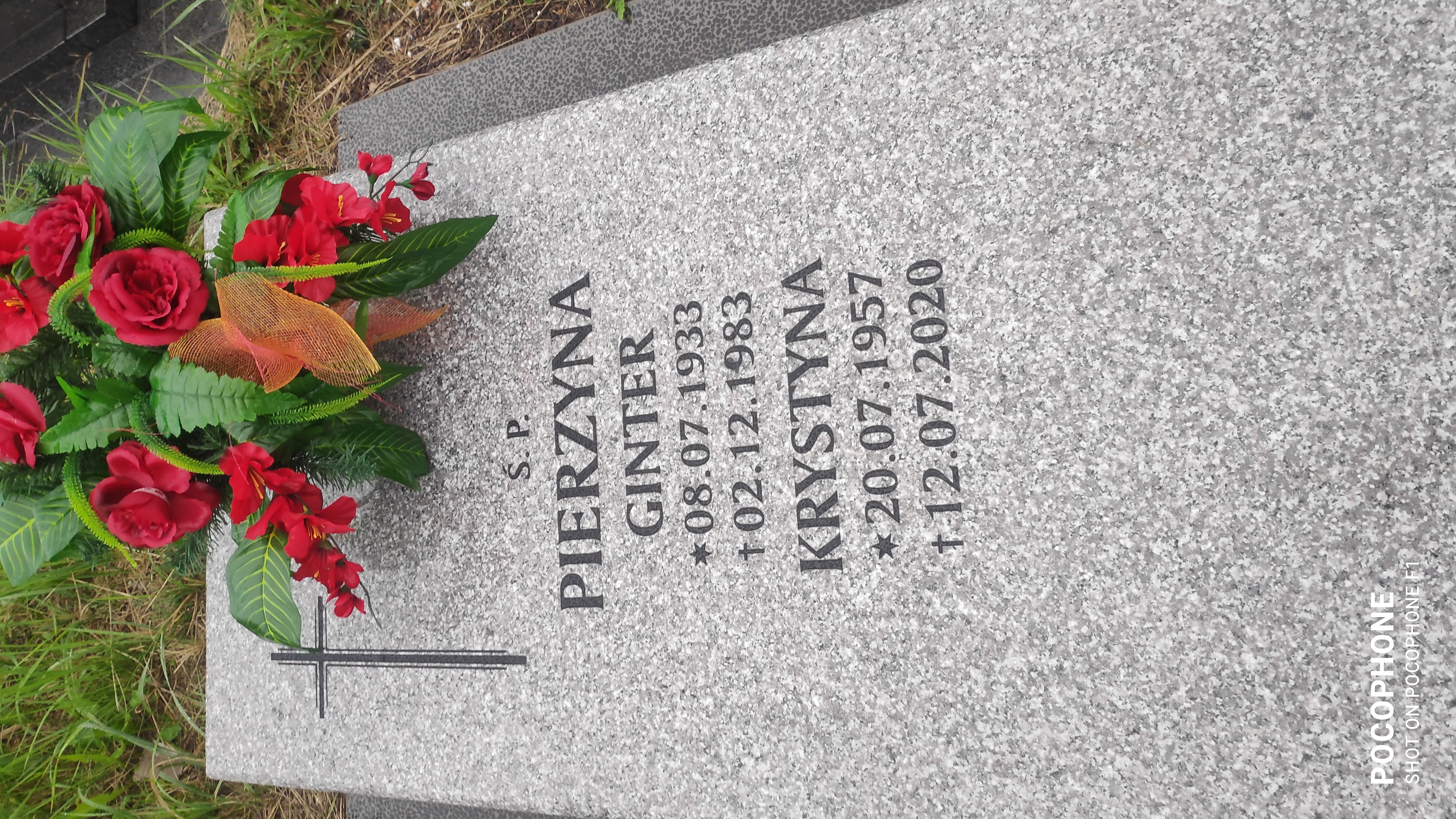 Ginter Pierzyna 1933 Chorzów - Grobonet - Wyszukiwarka osób pochowanych