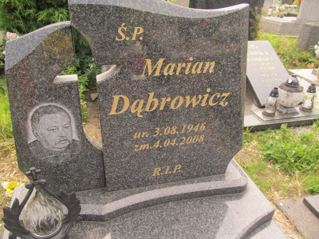 Marian Dąbrowicz 1946 Chorzów - Grobonet - Wyszukiwarka osób pochowanych