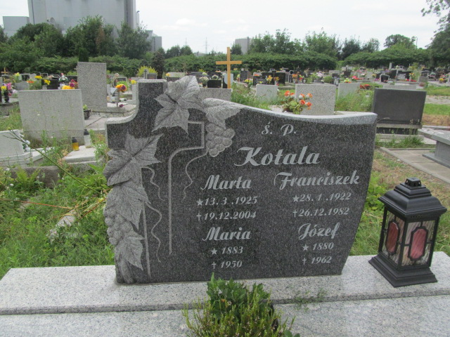 Marta Kotala 1925 Chorzów - Grobonet - Wyszukiwarka osób pochowanych