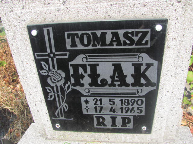 Tomasz Flak 1890 Chorzów - Grobonet - Wyszukiwarka osób pochowanych
