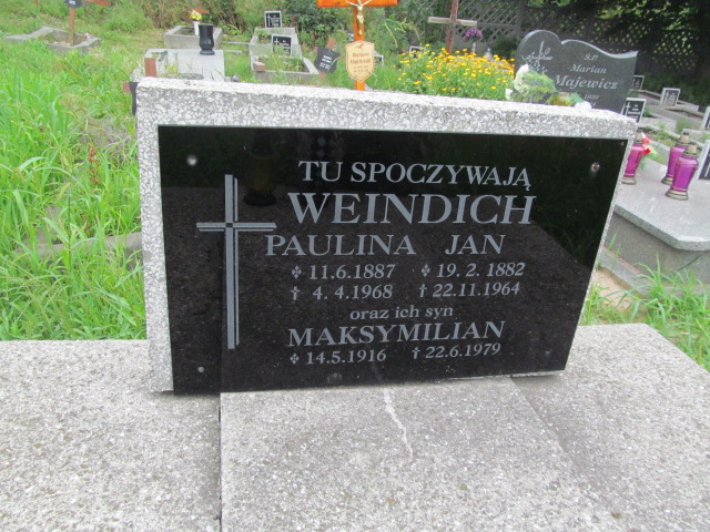 Jan Weindich 1882 Chorzów - Grobonet - Wyszukiwarka osób pochowanych