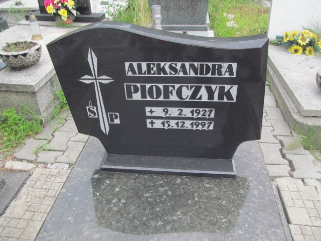 Aleksandra Piofczyk 1927 Chorzów - Grobonet - Wyszukiwarka osób pochowanych