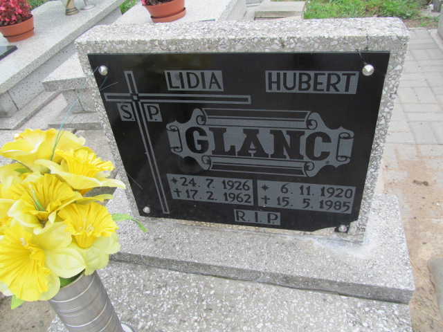 Lidia Glanc 1926 Chorzów - Grobonet - Wyszukiwarka osób pochowanych