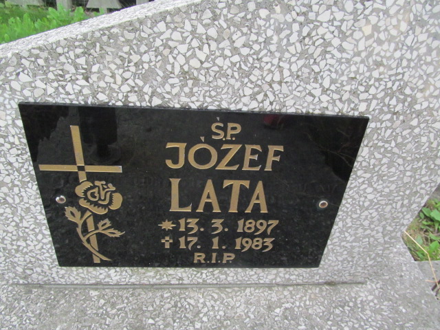 Józef Lata 1897 Chorzów - Grobonet - Wyszukiwarka osób pochowanych