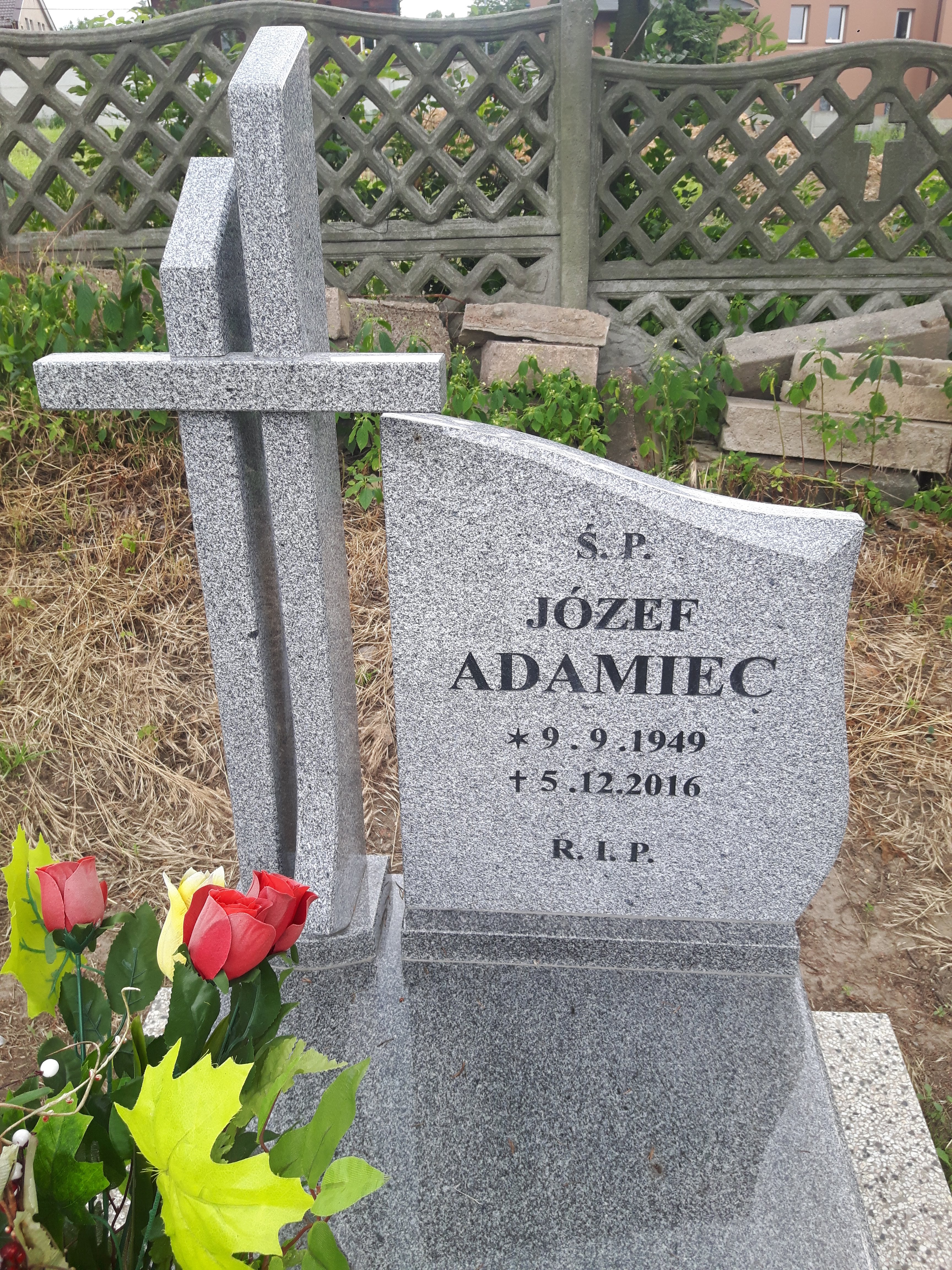 Józef Adamiec 1949 Chorzów - Grobonet - Wyszukiwarka osób pochowanych